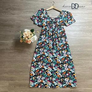 NWT Floral Maxi Dress